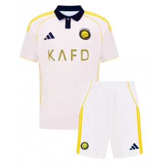 Billige Fotballdrakt Al-Nassr Replika Tredjedraktsett Barn 2025-26 Kortermet (med bukser)